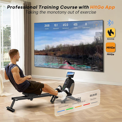 Magnetic Rowing Machines for Home - Foldable Rower Machine