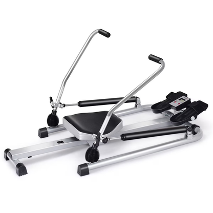 Exercise Rowing Machine Rower W/Adjustable Double Hydraulic Resistance Home Gym