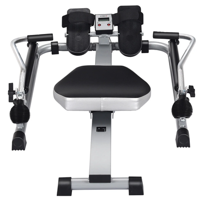Exercise Rowing Machine Rower W/Adjustable Double Hydraulic Resistance Home Gym