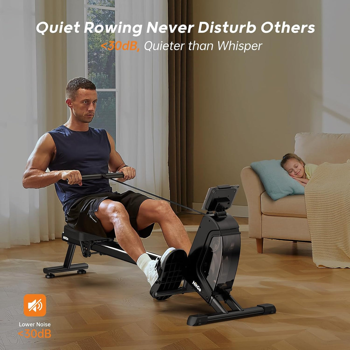 Magnetic Rowing Machines for Home - Foldable Rower Machine